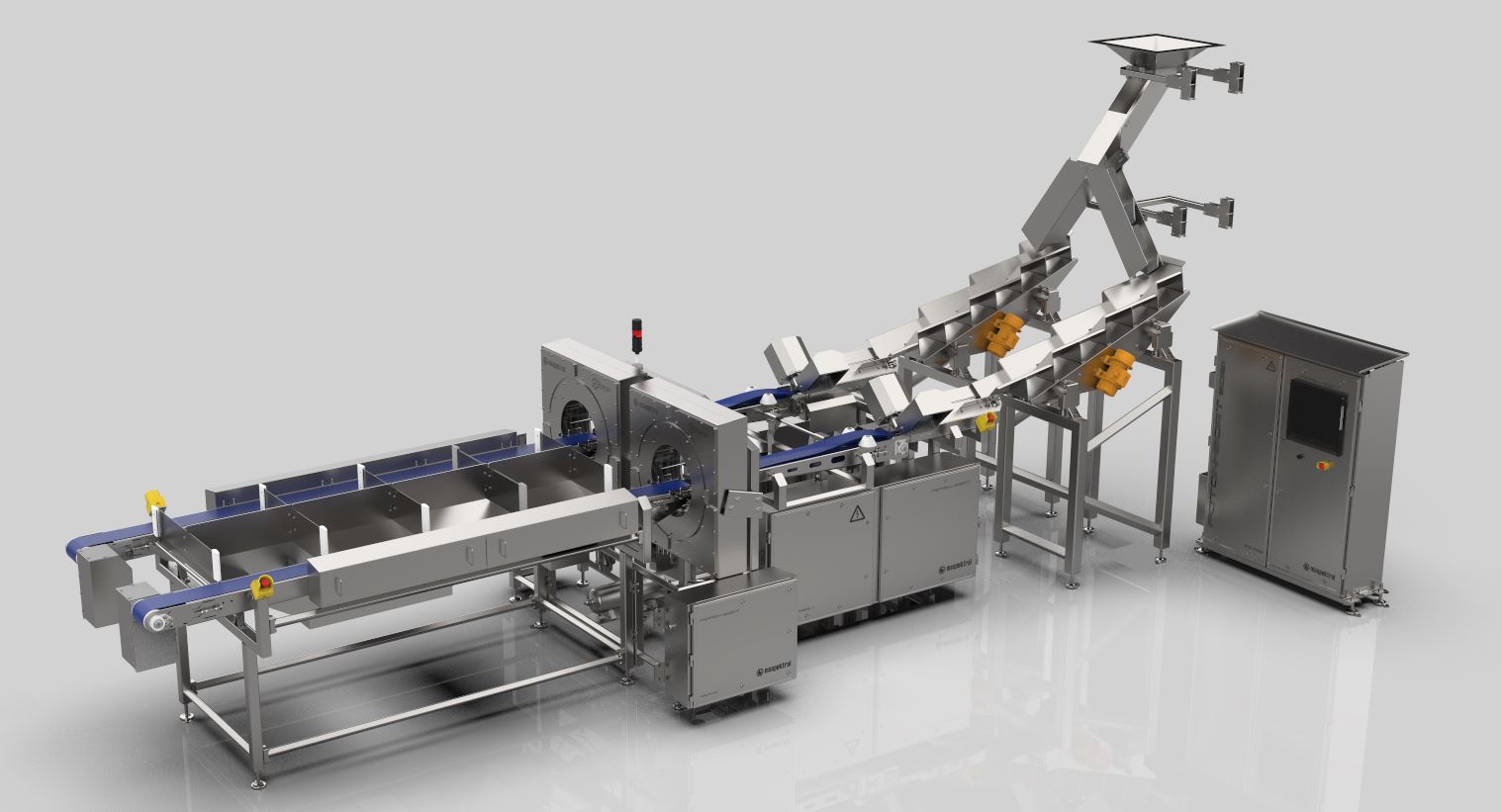 FOTON-Sort optical imaging head — 360° cameras around conveyor