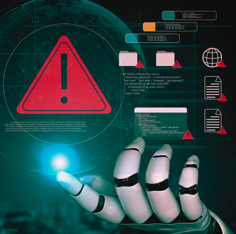 AI-assisted X-ray threat detection interface for border security